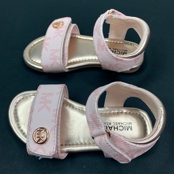 Michael Kors Kids Pink Sandals - Picture 2 of 4